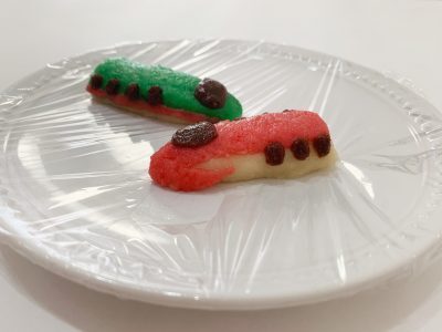 世界にひとつだけ！マジパンで新幹線を作ったら息子がビックリ大歓声