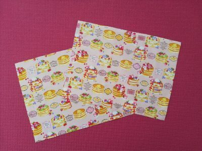 直線縫いだけで簡単！給食用ランチョンマットの作り方