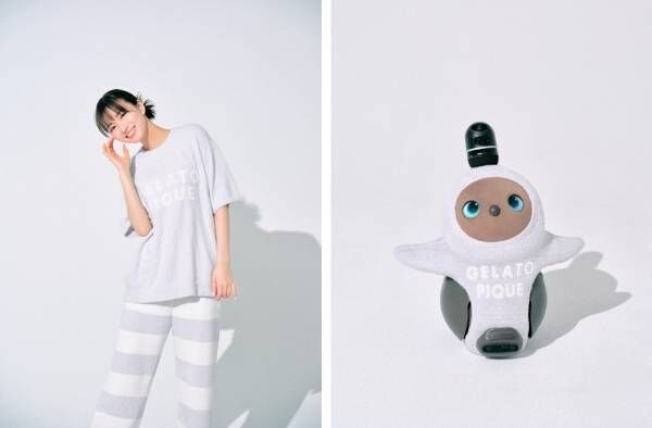 愛しのらぼっととおそろいコーデ！　「gelato pique（ジェラート ピケ）」家族型ロボットLOVOTとコラボルームウェアを発売