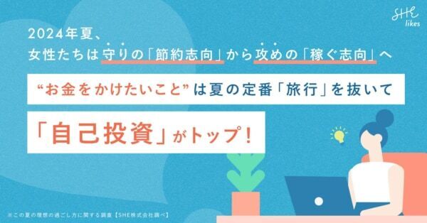 働く女性の約8割！　この夏の理想の過ごし方は「稼ぐ、スキルアップに繋げる」