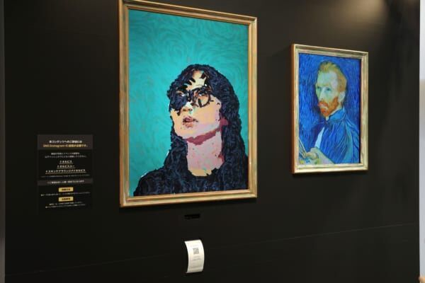 “AIゴッホ”が似顔絵を再現!?　体験型アートイベント「BEAUTY OF MATERIAL」が表参道『SKINCARE LOUNGE BY ORBIS』で開催中