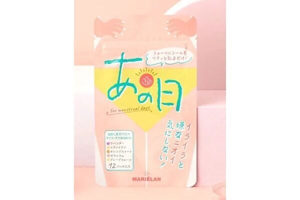 生理中の気になるニオイをカバー。下着に貼るアロマパッチ「あの日」が発売