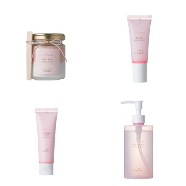 新生活を彩る香り。OSAJIから春限定「Urara」のフェイス＆ボディケアアイテム登場