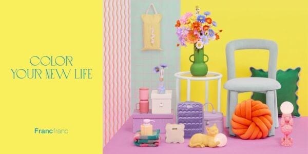 【Francfranc】様々な空間を楽しく彩る「2025 Spring Collection」がスタート