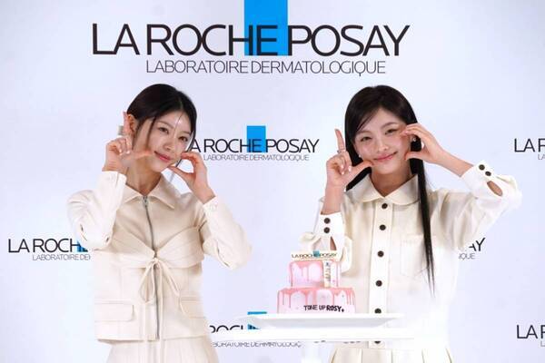 ILLIT・MOKA、IROHAの美肌の秘訣は？　「ラ ロッシュ ポゼ」トーンアップUVアンバサダーに就任