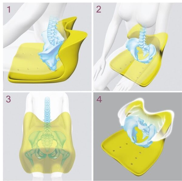 椅子ヨガにもおすすめ。「Keeps クッション for beauty」で美姿勢をサポート