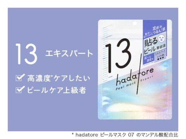 “貼る”ピール美容液！　角質ケアを叶えるシートマスク「hadatore」誕生