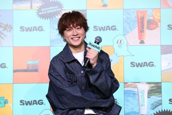 白濱亜嵐がバレンタインの苦い思い出を明かす!?　 「SWAG」新ブランドアンバサダー就任発表会レポート