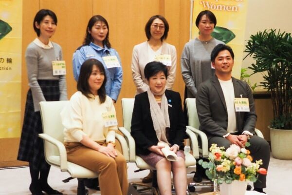 小池都知事も参加。リーダー職に挑戦したい女性職員を応援するランチ座談会を開催