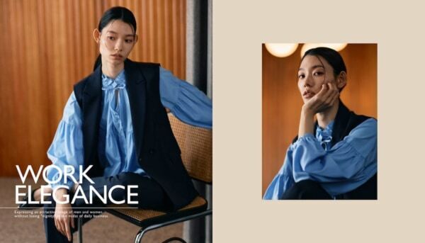 春の“着回し”オン・オフコーデを提案。ナノ・ユニバース「WORK ELEGANCE」