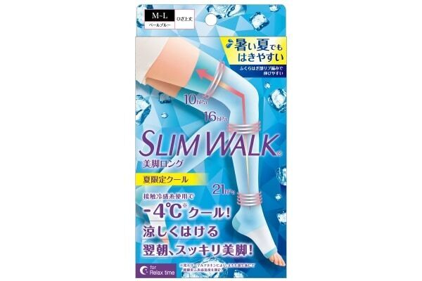 夏は“涼しく”美脚ケア。シアー素材の「スリムウォーク」が数量限定で発売
