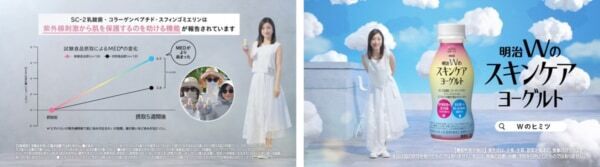 上戸彩の紫外線対策とは？　「明治Wのスキンケアヨーグルト」新CM公開