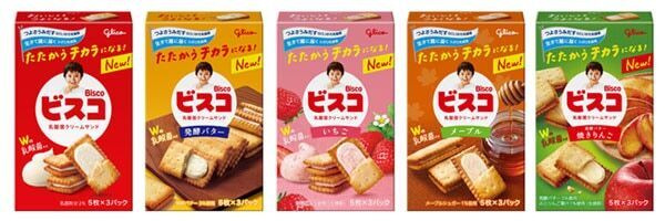 ビスコがリニューアル！　江崎グリコ、ビスコに新たな乳酸菌を配合＆「旨味重ね製法」で風味豊かに