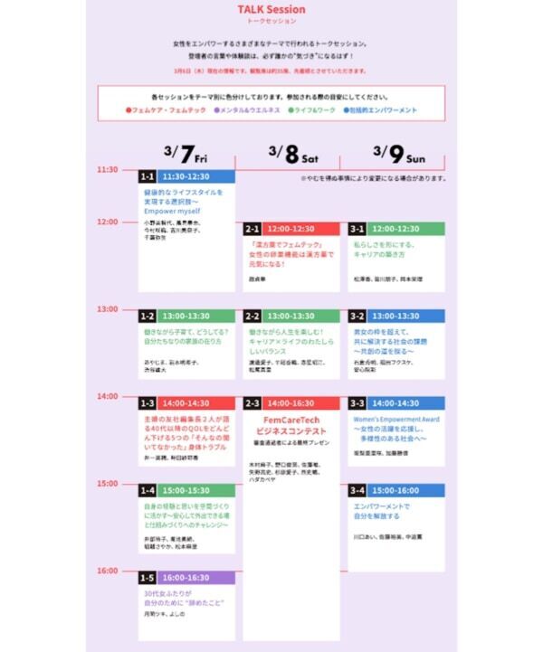 【WEHealth2025】トークセッションのレポート＆一部セッションを配信開始！