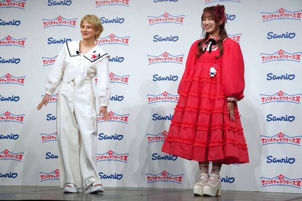 希空＆ホラン千秋、推しにメロメロ！　「サンリオキャラクター大賞」開幕イベントで愛が爆発