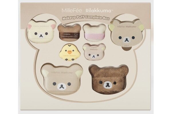 かわいすぎ。ミルフィー×リラックマの限定コラボデザインのパフが登場