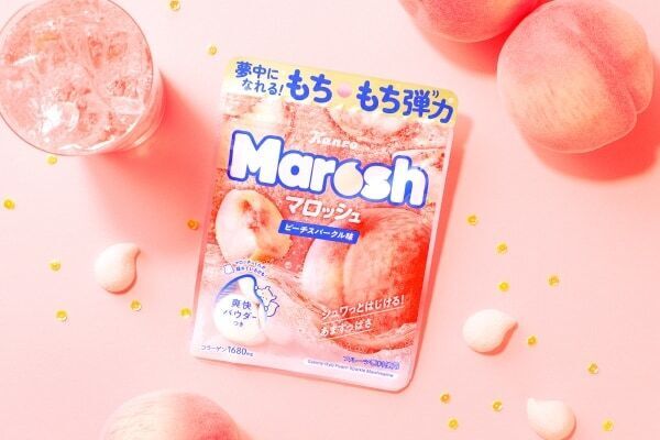 「もちもち弾力食感×シュワっと口どけ」がクセになる！　「マロッシュ」初のピーチフレーバーが数量限定で登場