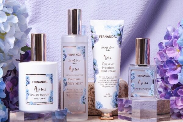 フェルナンダから「アジサイコレクション」登場。ボディミストなど雨の日に寄り添う15アイテム