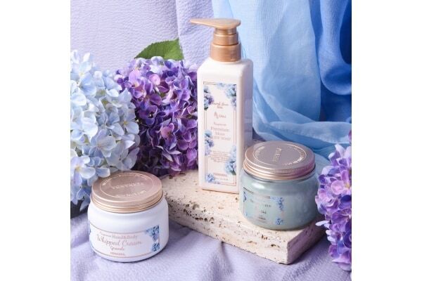 フェルナンダから「アジサイコレクション」登場。ボディミストなど雨の日に寄り添う15アイテム