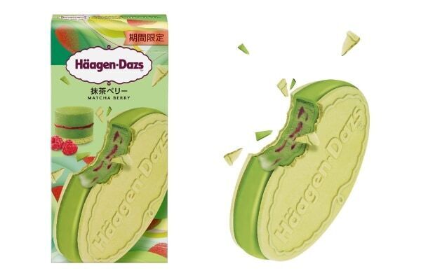 抹茶好き必見！　ハーゲンダッツ、クリスピーサンド「抹茶ベリー」を期間限定で発売