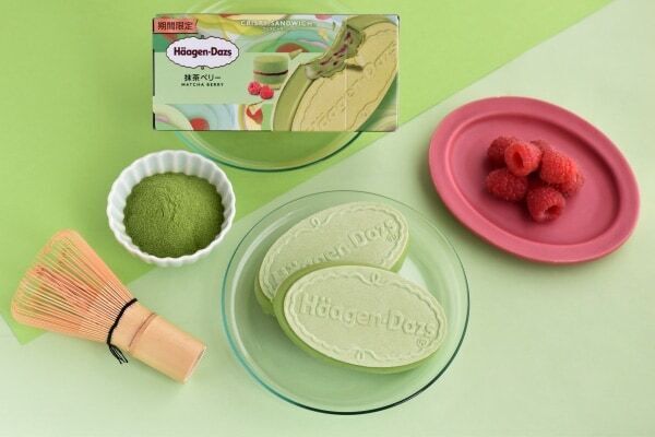 抹茶好き必見！　ハーゲンダッツ、クリスピーサンド「抹茶ベリー」を期間限定で発売