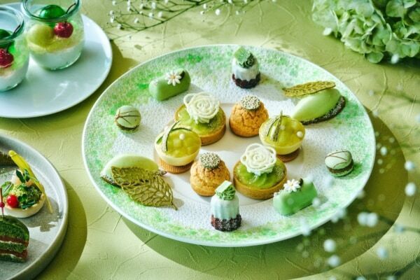 梅雨の季節におすすめ。ザ・プリンスギャラリー 東京紀尾井町、芳醇なメロンを味わえる“グリーンが美しい”アフタヌーンティー登場