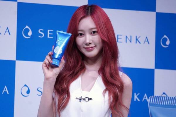 aespa・GISELLEが美肌の秘訣を語る！　SENKA グローバルアンバサダー 日本初解禁 新CM発表会に登場