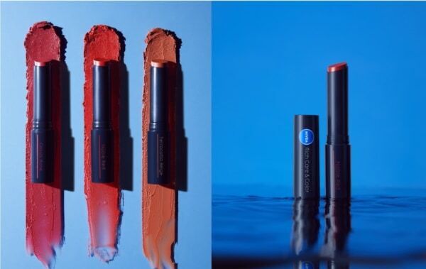 「ニベア リッチケア＆カラーリップ」シリーズに、口紅のように高発色の『色持続タイプ』が新登場！