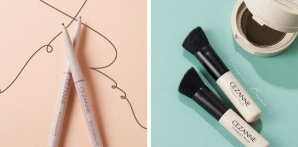 柔らか＆美発色！　セザンヌ人気の「細芯アイブロウN」新色が2色登場、持ち運びに便利な多機能ブラシも発売