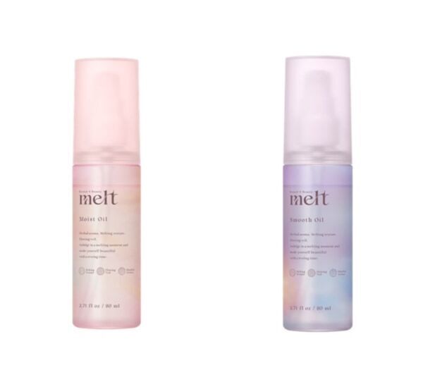 meltからヘアオイルが登場！　つけた直後からベタつかない、ゼロ膜感触の“とろける美容注入オイル”