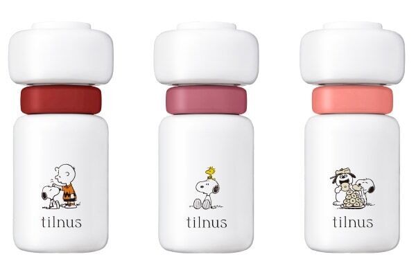 日韓共同開発コスメブランド「tilnus」に、PEANUTSとのコラボデザインによるティント＆シリコンケースが限定登場