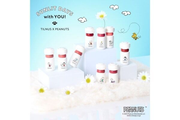 日韓共同開発コスメブランド「tilnus」に、PEANUTSとのコラボデザインによるティント＆シリコンケースが限定登場
