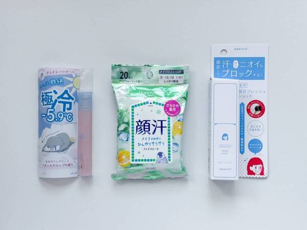 【ひんやり冷感アイテム3選】汗・皮脂崩れブロック、頭皮のにおいケアで夏を制す！