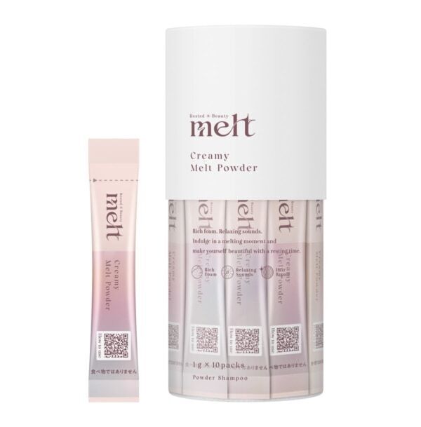「melt」の生炭酸パウダーがリニューアル。“とろふわ泡もち”200％でゴワつき髪もすっきり