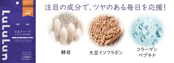 フェイスマスクブランドNo.1の「ルルルン」より、初のサプリメントが登場！