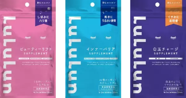 フェイスマスクブランドNo.1の「ルルルン」より、初のサプリメントが登場！