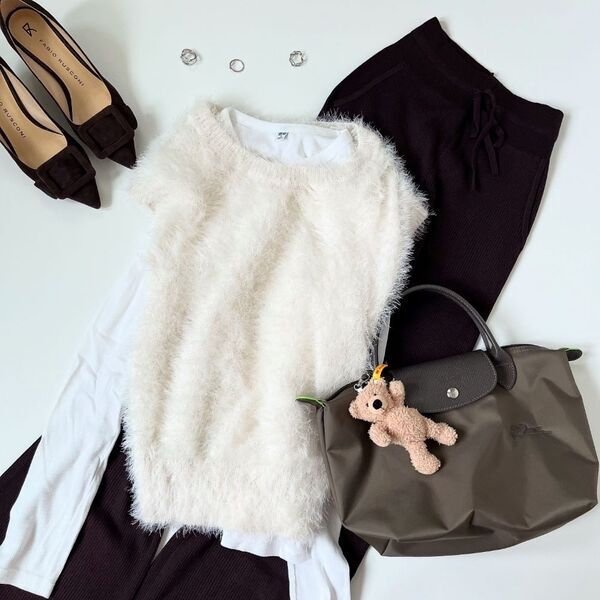 【ユニクロ】名品パンツでつくる！　秋らしさ満点の大人セットアップコーデ