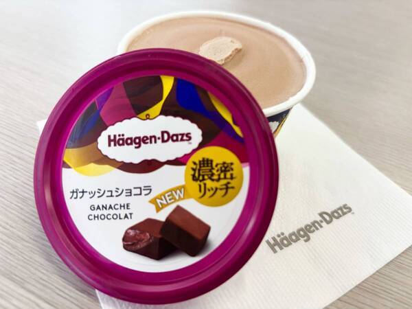 とろけるチョコに沼る人続出!?　ハーゲンダッツの新定番フレーバー「ガナッシュショコラ」がご褒美にぴったり