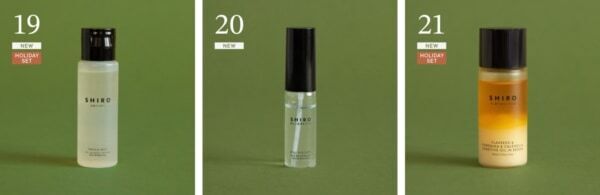 【SHIRO】HOLIDAY 2025「ADVENT CALENDAR / HOLIDAY SET」を発売