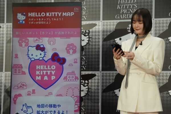 BEOMGYU＆玉城ティナがハローキティに大興奮！　サンリオ、六本木ヒルズでHELLO KITTY’S PICNIC GARDEN開催中