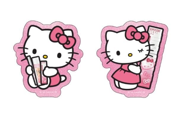 メイベリン ニューヨークの4商品がハローキティとのコラボパッケージになって登場