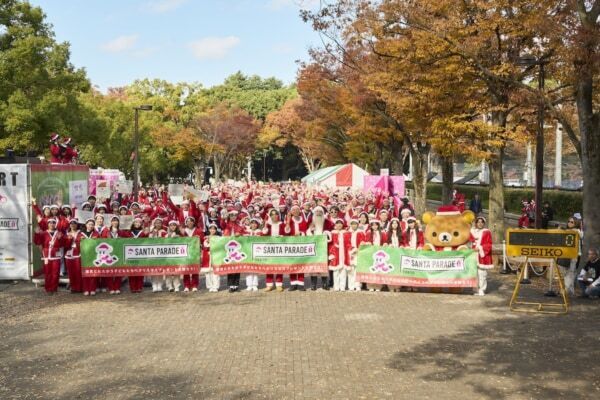 チャリティーイベント「サンタパレード東京」にスペシャルアンバサダーとしてサンタ姿のリラックマが登場！