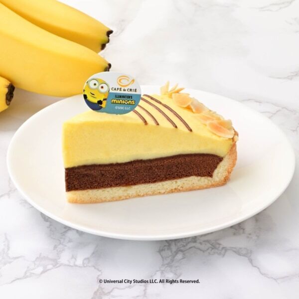 ミニオンカラーがキュート！　カフェ・ド・クリエ、ミニオンの大好物「バナナ」づくしのメニューが新登場