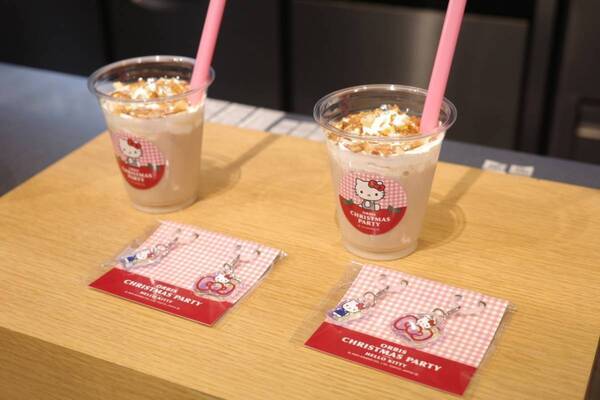 ハローキティ×『SKINCARE LOUNGE BY ORBIS』クリスマスイベントを開催！　限定ボトル、ドリンクに来店イベントも