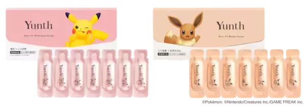 初のポケモンデザイン！　Yunthの人気美容液にピカチュウ、イーブイデザインが登場