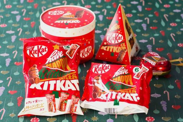 今年はキットカットで簡単クリスマス♡　ネスレ日本から期間限定でサンタ型キットカット登場