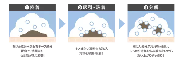 “角栓＆テカリ”をごっそりオフ！　ロゼット、しつこい毛穴の角栓をクリアにする「泡洗顔」が新登場