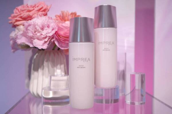 美容室専売コスメ「インプレア」から2026年春新作スキンケアが登場。透明感を引き出す化粧液、美容液、UVを発売