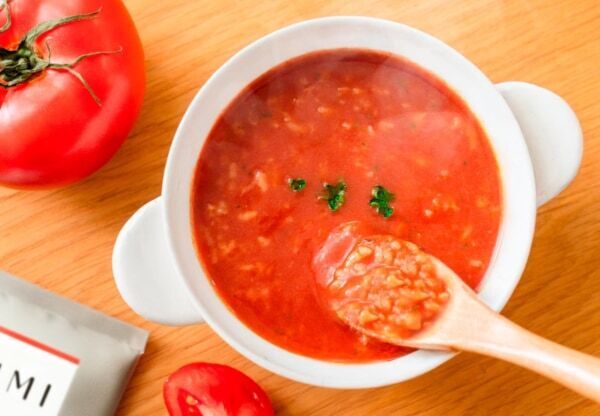 FUJIMI パーソナライズプロテインからトマト2個分のリコピンなど美容成分が入った“食べる”スープが登場