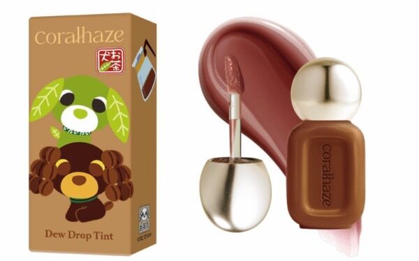 韓国コスメ「Coralhaze」より、「お茶犬」着想の限定リップが誕生！
